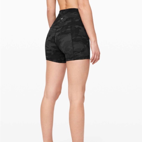 Lululemon Align Short *4" Incognito Camo Multi Grey - Picture 2 of 5